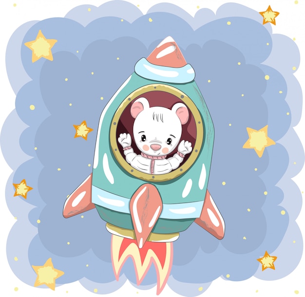 rocket teddy bear