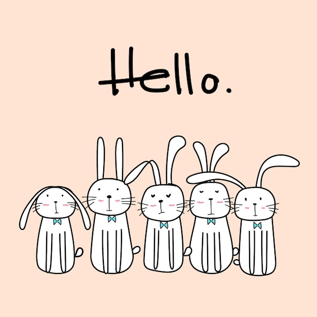 How Do Bunnies Say Hello