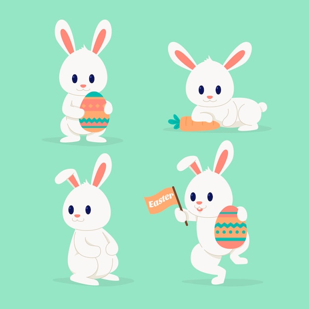 Free Vector | Hand drawn cute easter illustration