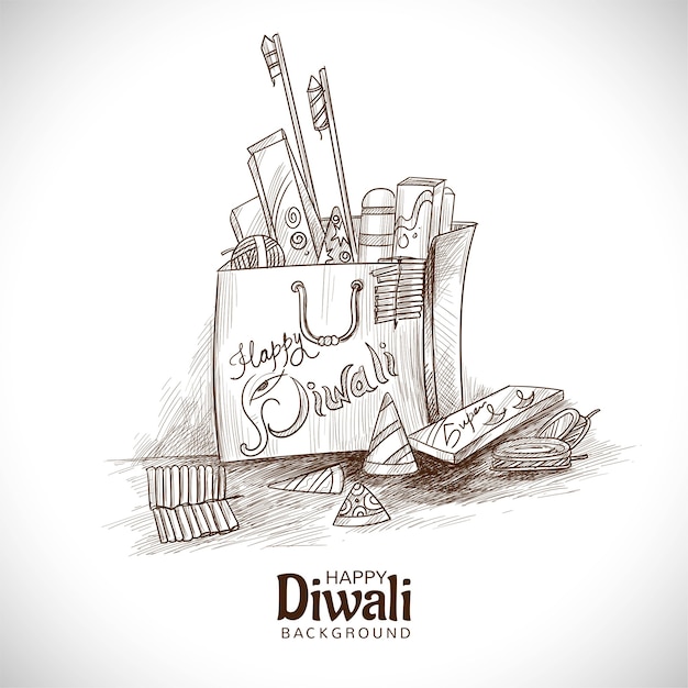Featured image of post Diwali Crackers Drawing How to draw diwali festival