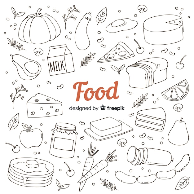 Download Free Food Doodles Images Free Vectors Stock Photos Psd Use our free logo maker to create a logo and build your brand. Put your logo on business cards, promotional products, or your website for brand visibility.