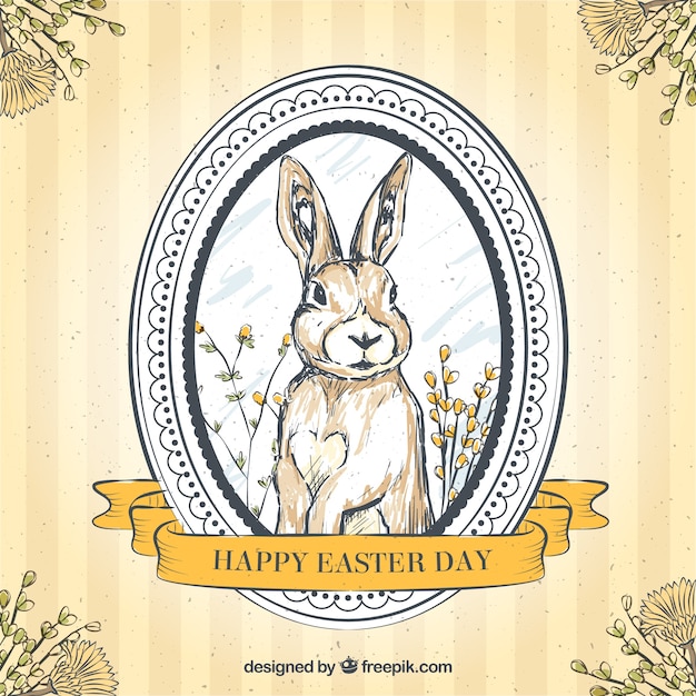 Free Free Vintage Bunny Svg 943 SVG PNG EPS DXF File