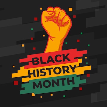 Premium Vector | Hand drawn flat black history month illustration