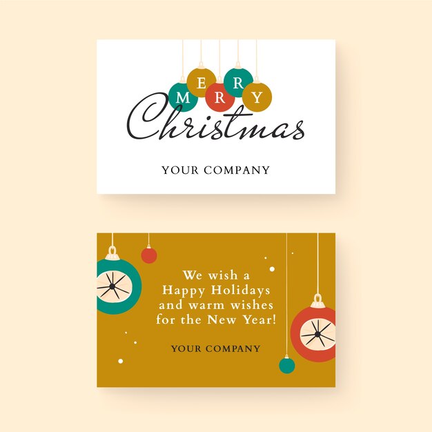 free-vector-hand-drawn-flat-business-christmas-cards-template