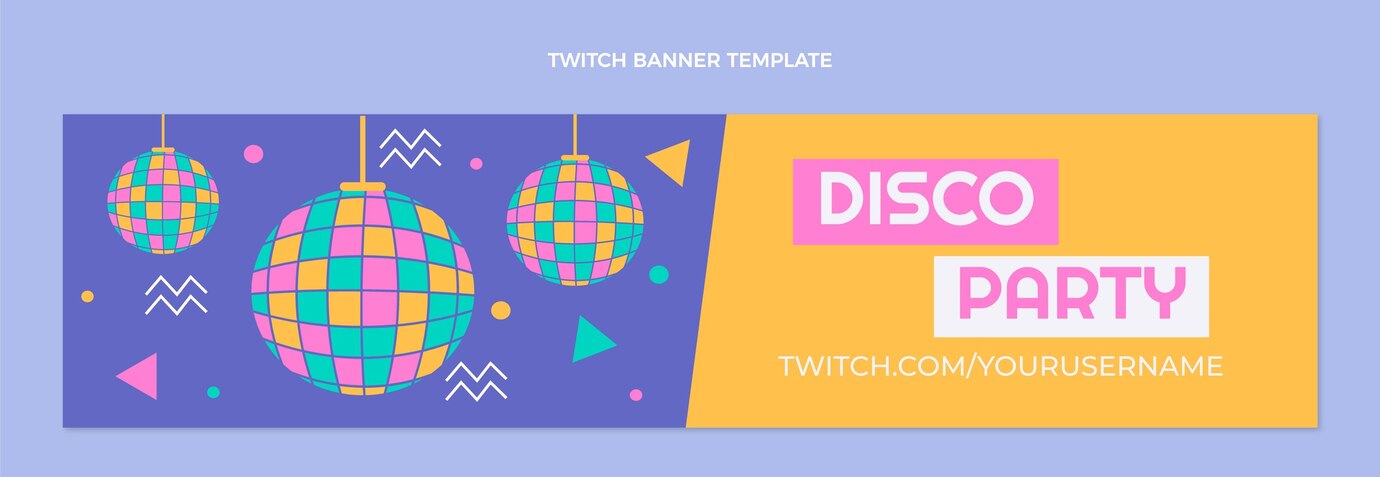 Free Vector | Hand drawn flat design disco party template