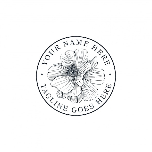 Premium Vector | Hand drawn flower