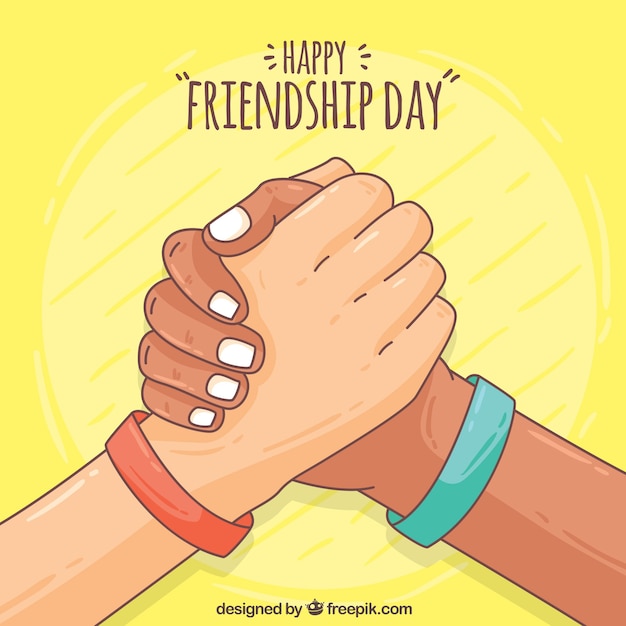 Download Free Hand Drawn Friendship Happy Day Background Free Vector Use our free logo maker to create a logo and build your brand. Put your logo on business cards, promotional products, or your website for brand visibility.