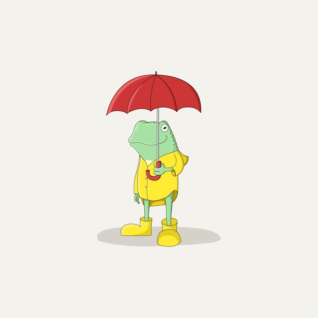Download Free Hand Drawn Frog With Red Umbrella Character Design Premium Vector Use our free logo maker to create a logo and build your brand. Put your logo on business cards, promotional products, or your website for brand visibility.
