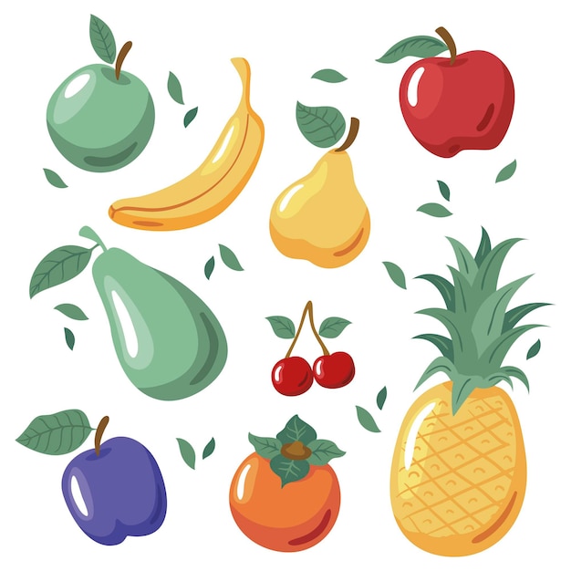 Free Vector | Hand drawn fruit collection