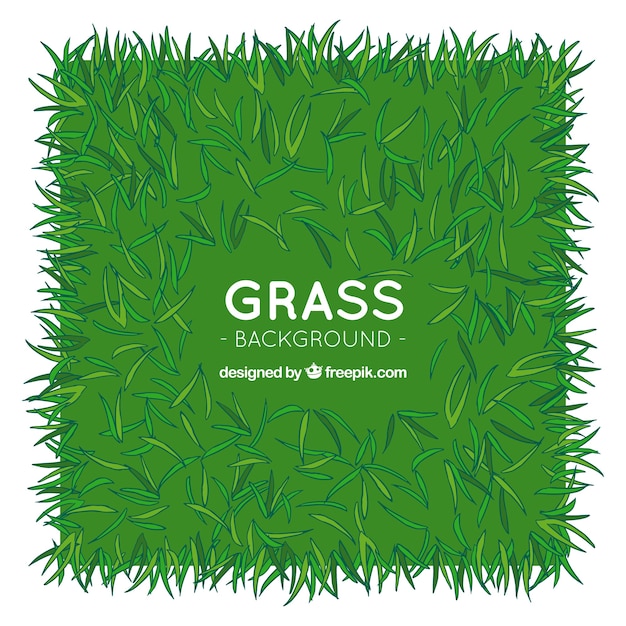 Hand-drawn grass background