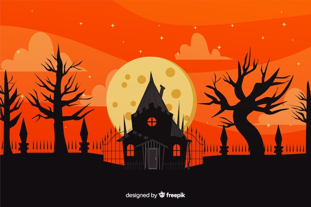 Download Spooky Haunted House Backgrounds Gif