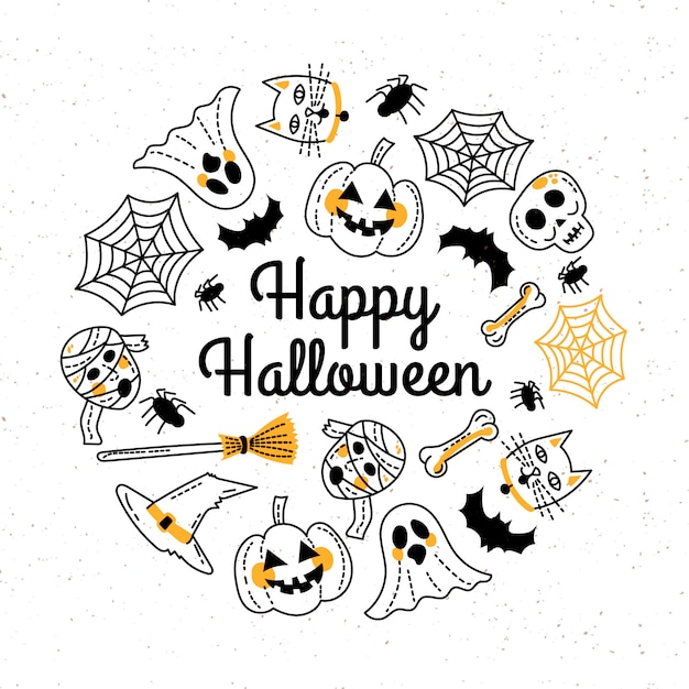 hand-drawn-happy-halloween-greeting-card-template-vector-free-download