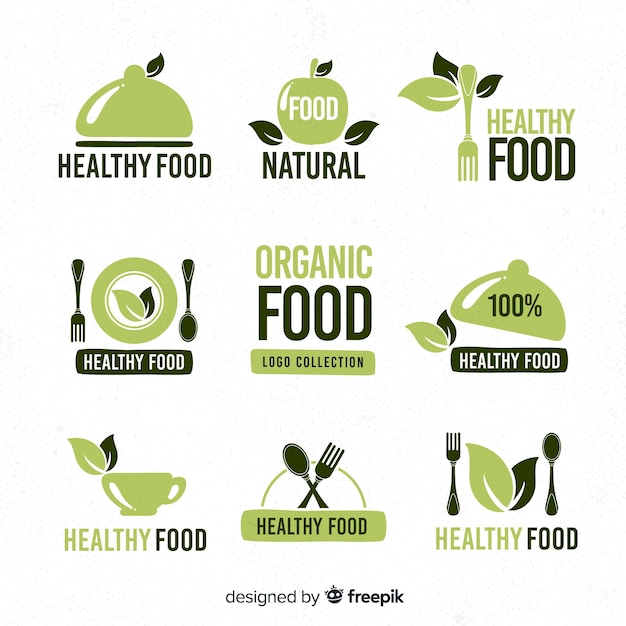 Download Free Download Free Hand Drawn Healthy Food Logo Collection Vector Freepik Use our free logo maker to create a logo and build your brand. Put your logo on business cards, promotional products, or your website for brand visibility.