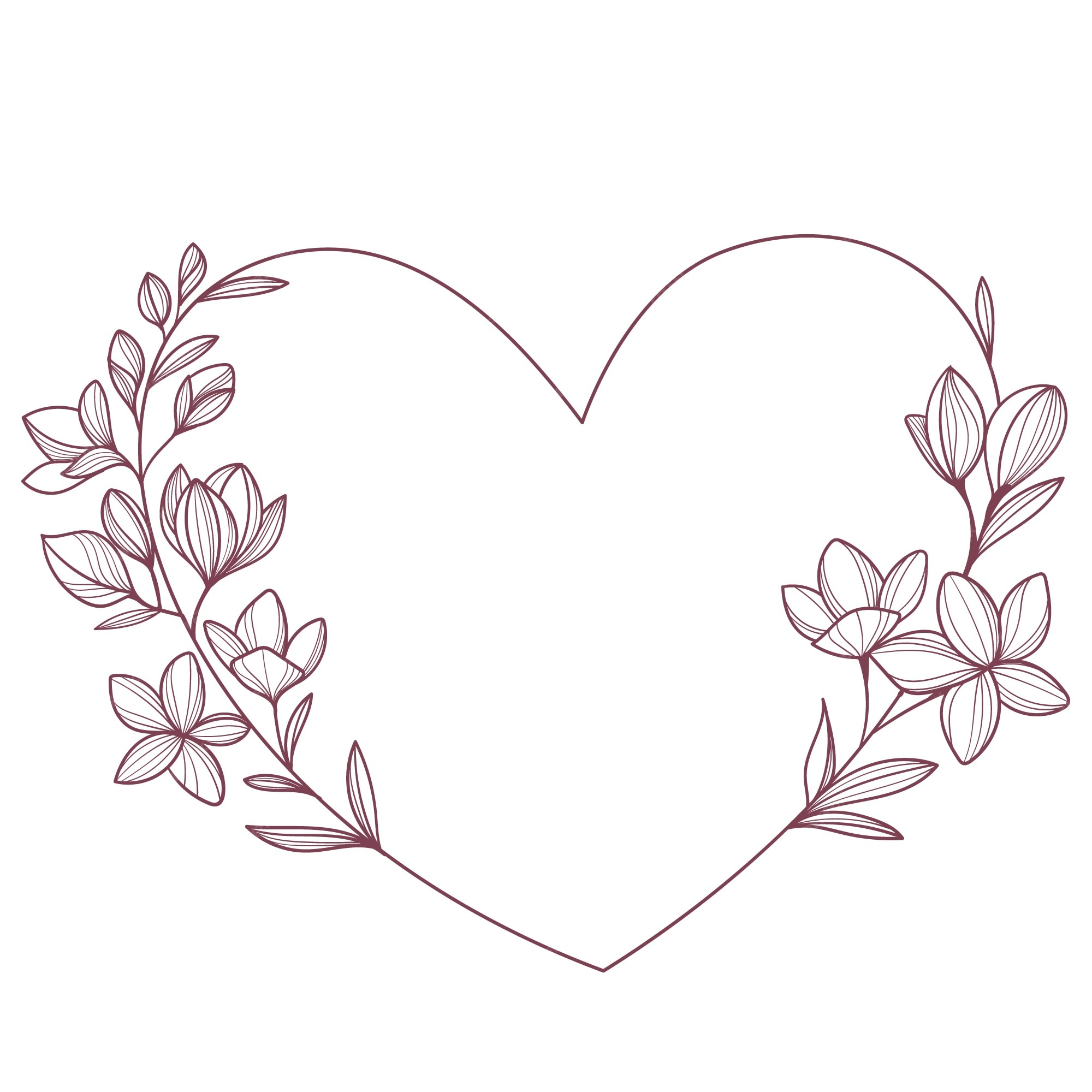 Free Vector | Hand drawn hearts border and frame