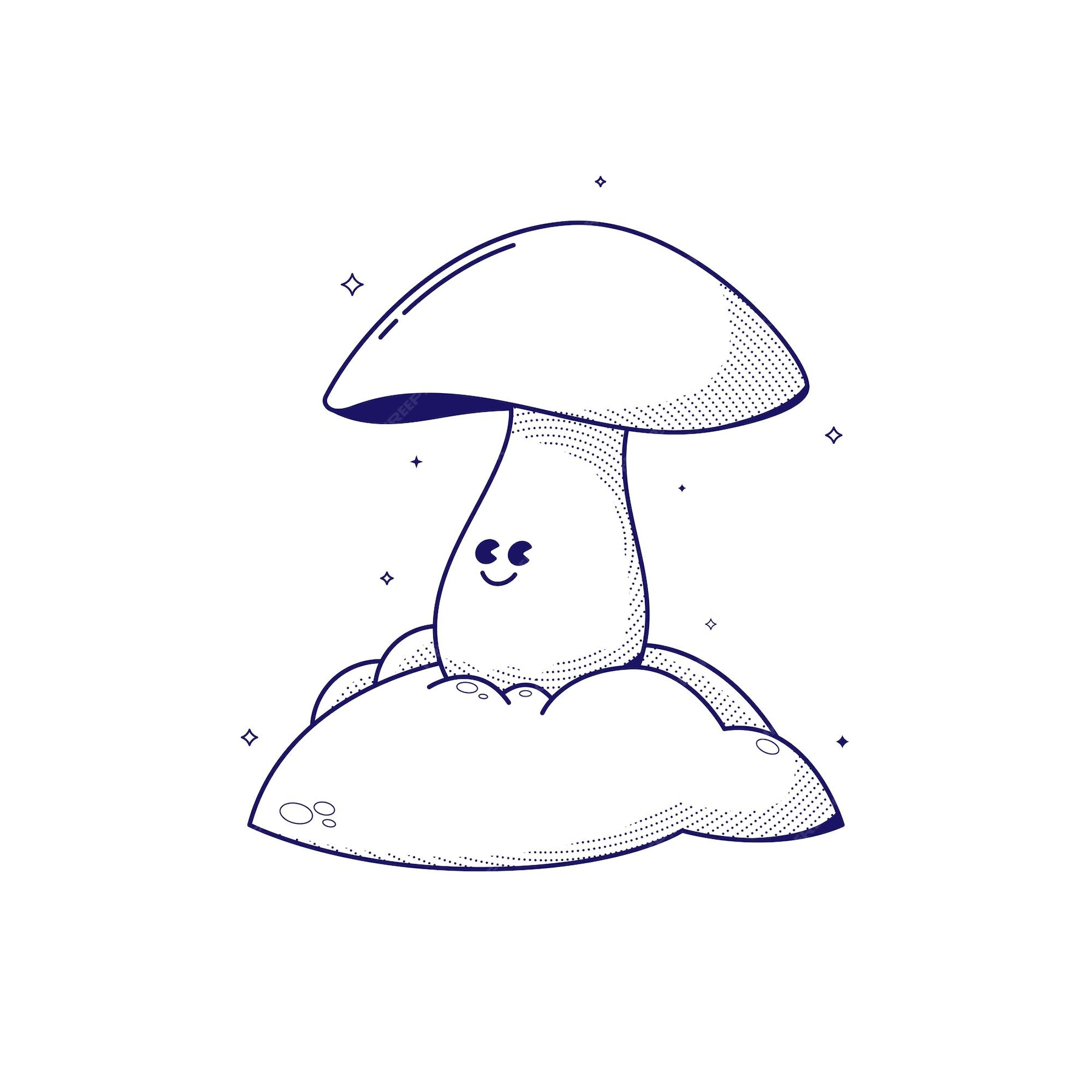 Premium Vector | Hand drawn illustration of mushroom