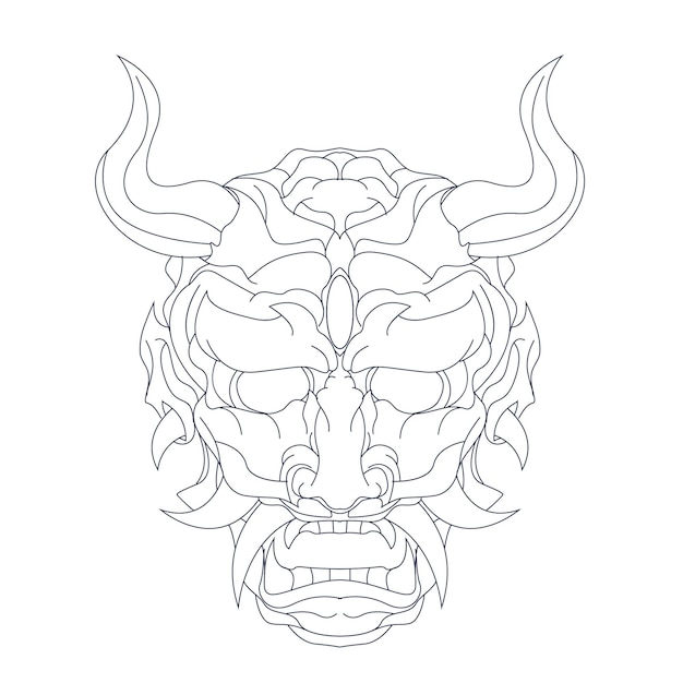 Premium Vector | Hand drawn illustration of satan