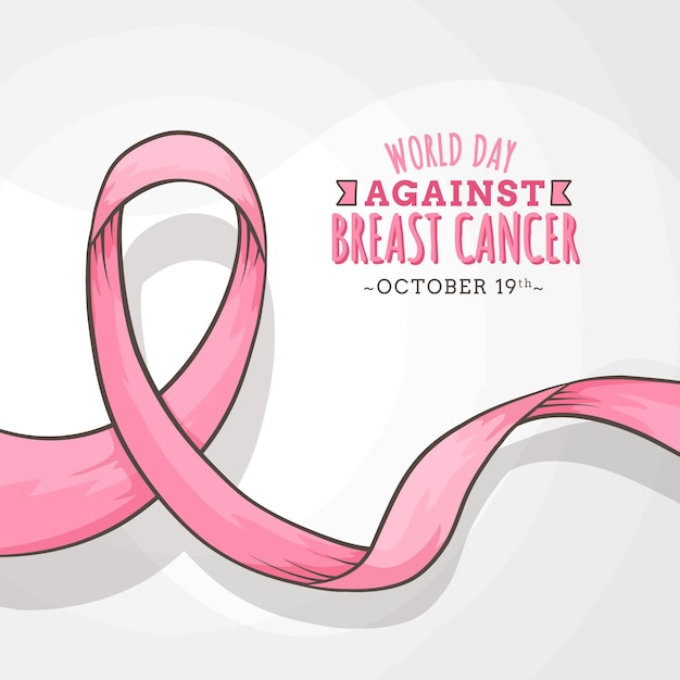 Premium Vector Hand Drawn International Day Against Breast Cancer