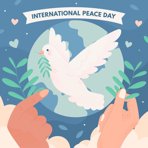 Free Vector | Hand drawn international day of peace concept