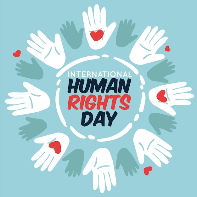 Premium Vector Hand Drawn International Human Rights Day