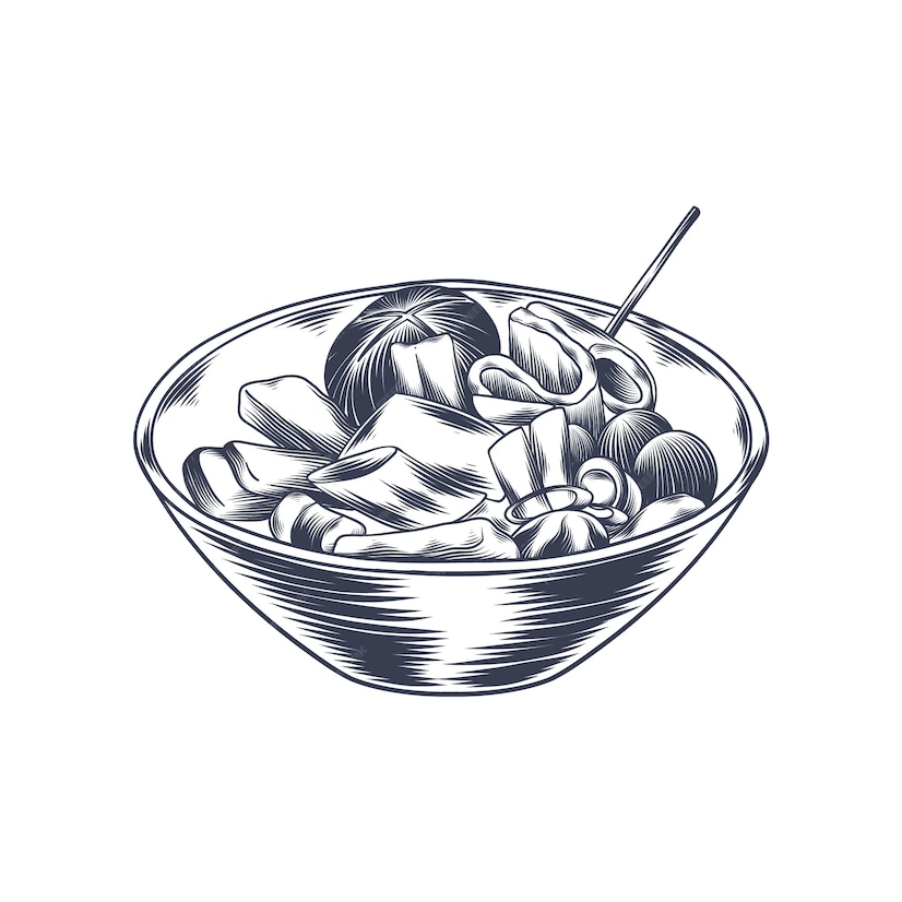 free-vector-hand-drawn-korean-food-illustration