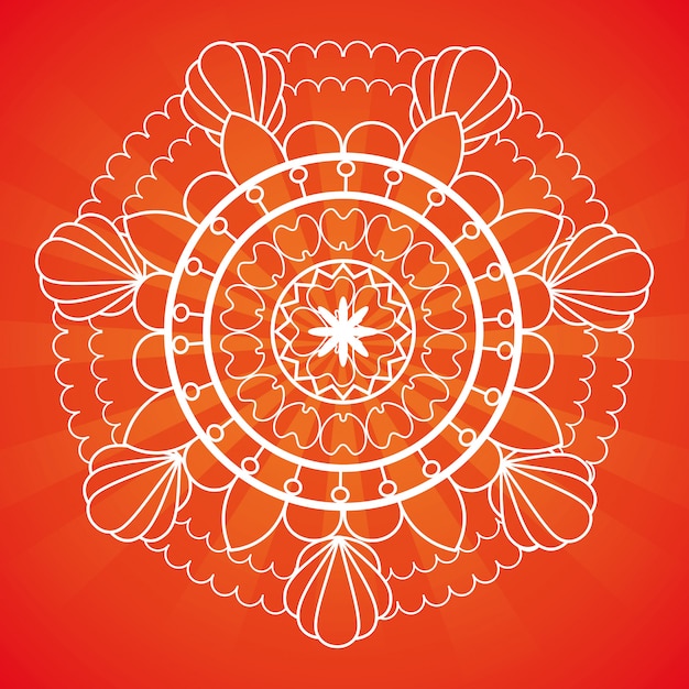 Free Vector | Hand drawn mandala