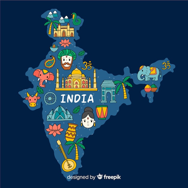 Indian Map Animated