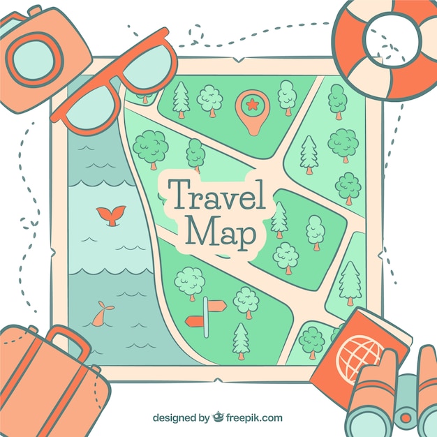 draw your travel map