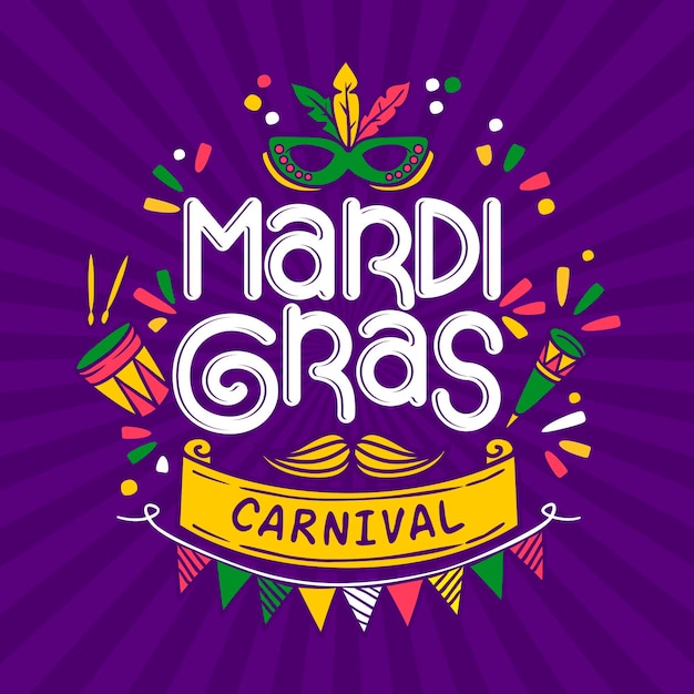 mardi gras text