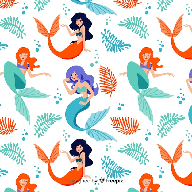Free Free Mermaid Pattern Svg 250 SVG PNG EPS DXF File