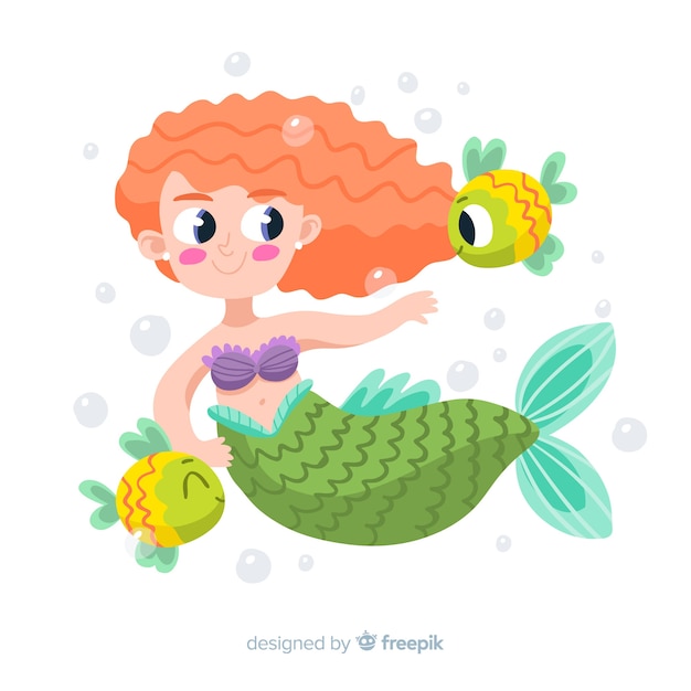 Free Free 251 Curly Hair Mermaid Svg SVG PNG EPS DXF File