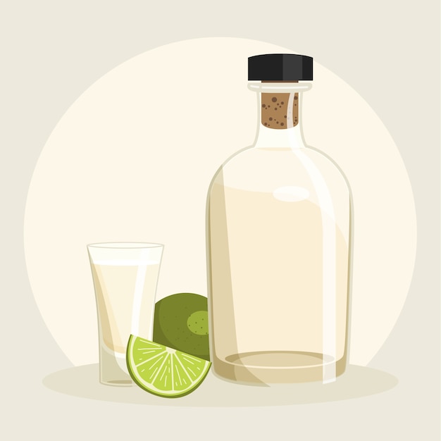 Free Vector | Hand drawn mezcal illustration