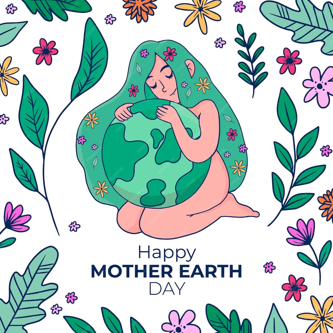 Free Vector | Hand drawn mother earth day illustration