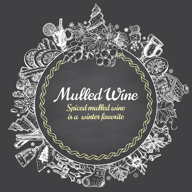 Download Free Hand Drawn Mulled Wine Vector Round Banner Black And White Sketch Use our free logo maker to create a logo and build your brand. Put your logo on business cards, promotional products, or your website for brand visibility.