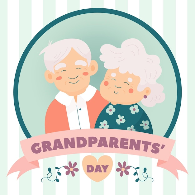 Free Vector | Hand drawn national grandparents' day