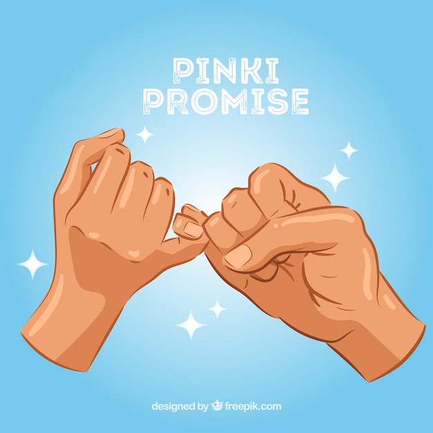 Download Hand drawn pinky promise concept | Free Vector