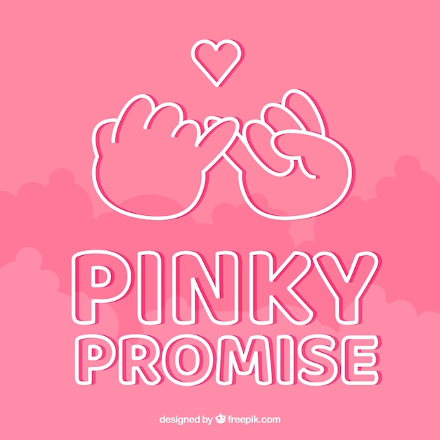 Download Hand drawn pinky promise concept | Free Vector