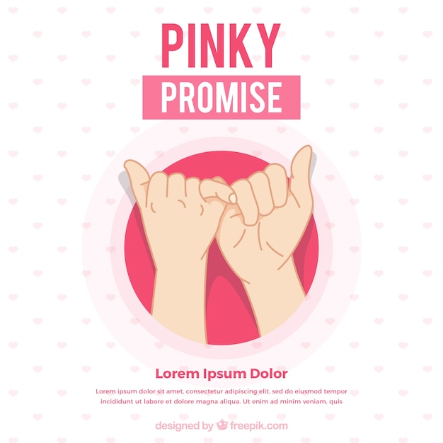 Download Hand drawn pinky promise concept | Free Vector