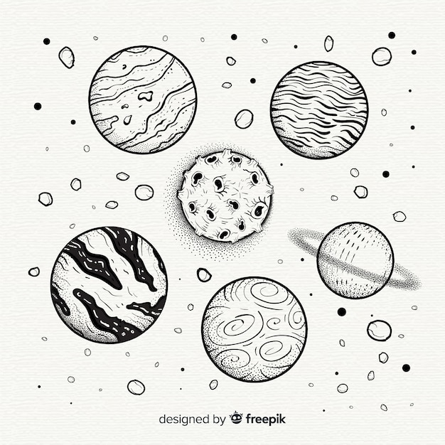 Free Vector Hand drawn collection