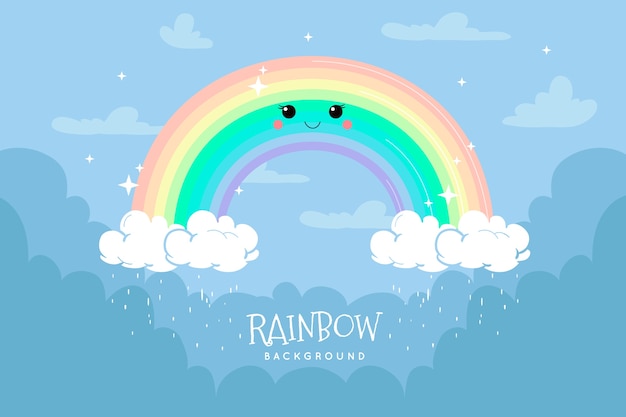 Free Vector | Hand-drawn rainbow design