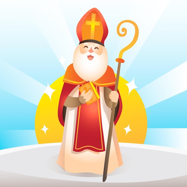 Free Vector Hand drawn saint nicholas day