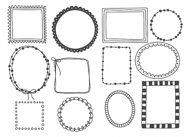 doodle frames photoshop free download