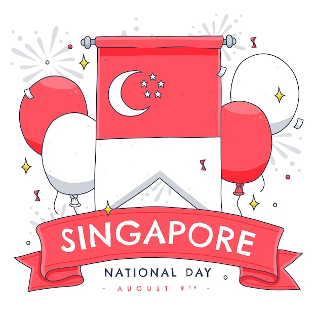 Singapore National Day Clip Art