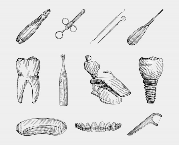 Как нарисовать стоматологию