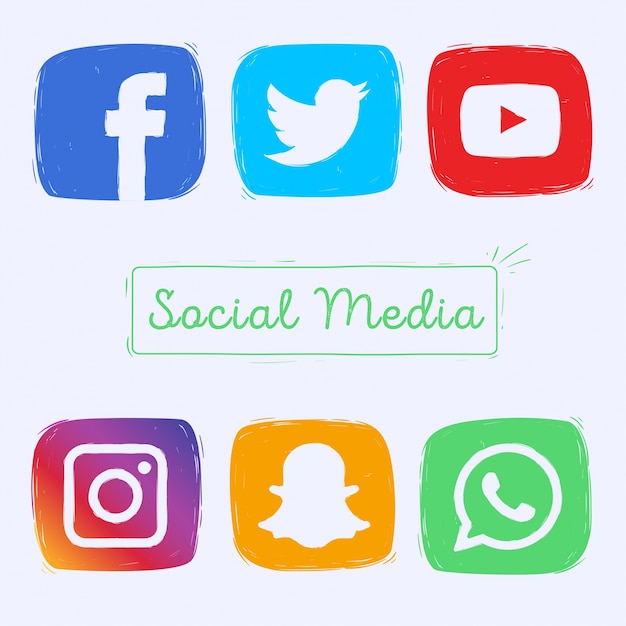 Download Free Hand Drawn Social Media Icons Free Vector Use our free logo maker to create a logo and build your brand. Put your logo on business cards, promotional products, or your website for brand visibility.