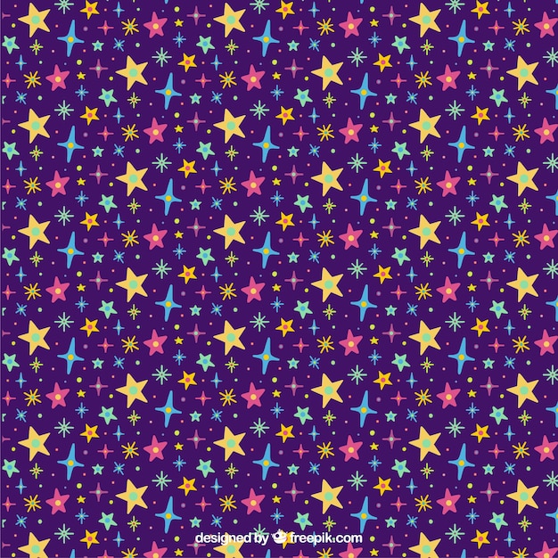 Free Vector | Hand drawn stars background