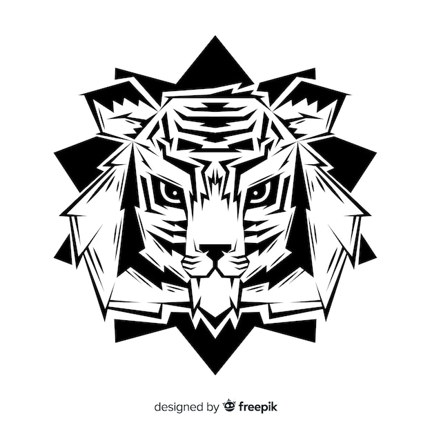 Download Free Hand Drawn Tiger Head Background Free Vector Use our free logo maker to create a logo and build your brand. Put your logo on business cards, promotional products, or your website for brand visibility.
