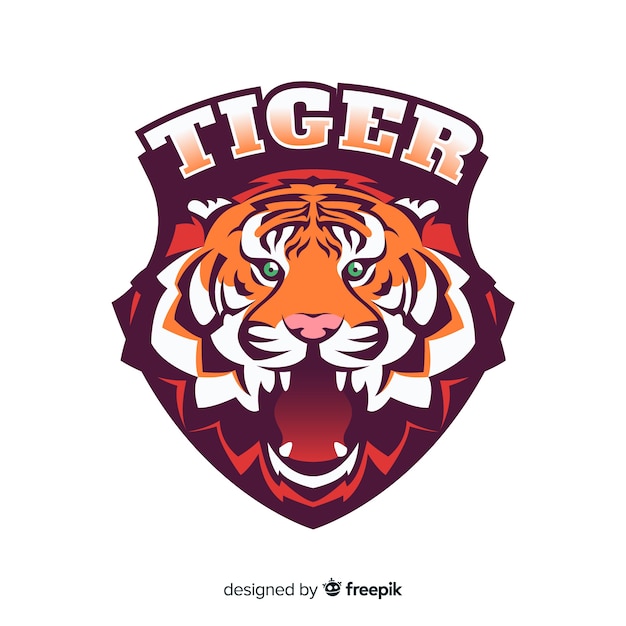 Download Free Download This Free Vector Hand Drawn Tiger Logo Background Use our free logo maker to create a logo and build your brand. Put your logo on business cards, promotional products, or your website for brand visibility.