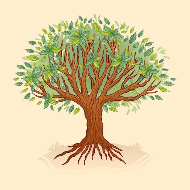 Premium Vector Hand Drawn Tree Life   Hand Drawn Tree Life 23 2148692725 