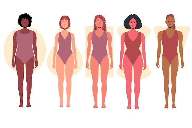 types of female body figure