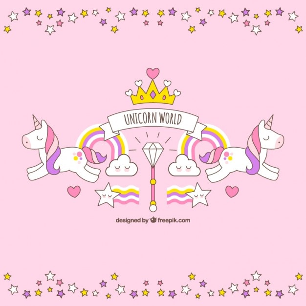 Download Free Freepik Hand Drawn Unicorn With Cute Elemnts Vector For Free Use our free logo maker to create a logo and build your brand. Put your logo on business cards, promotional products, or your website for brand visibility.